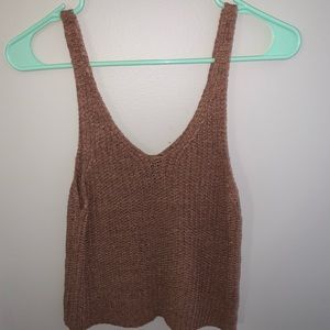 Sweater knit Tank top
